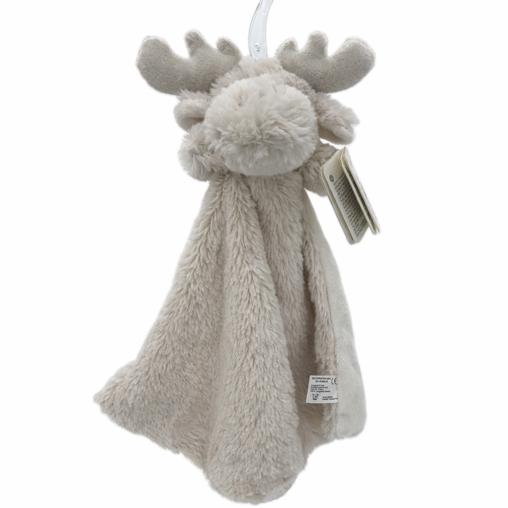 Knuffeldoek rendier – beige pluche babydoekje van Antonio Home
