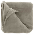 CLAUDI plaid in Chateau Grey (beige), 130×160 cm, zachte woonplaid die rust en warmte brengt in elke ruimte.