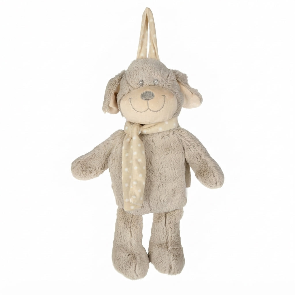 Zachte kinderrugzak hond beige - Antonio Home